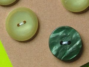 Vintage Buttons: green