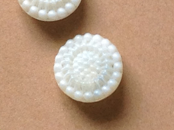 Vintage Buttons: white