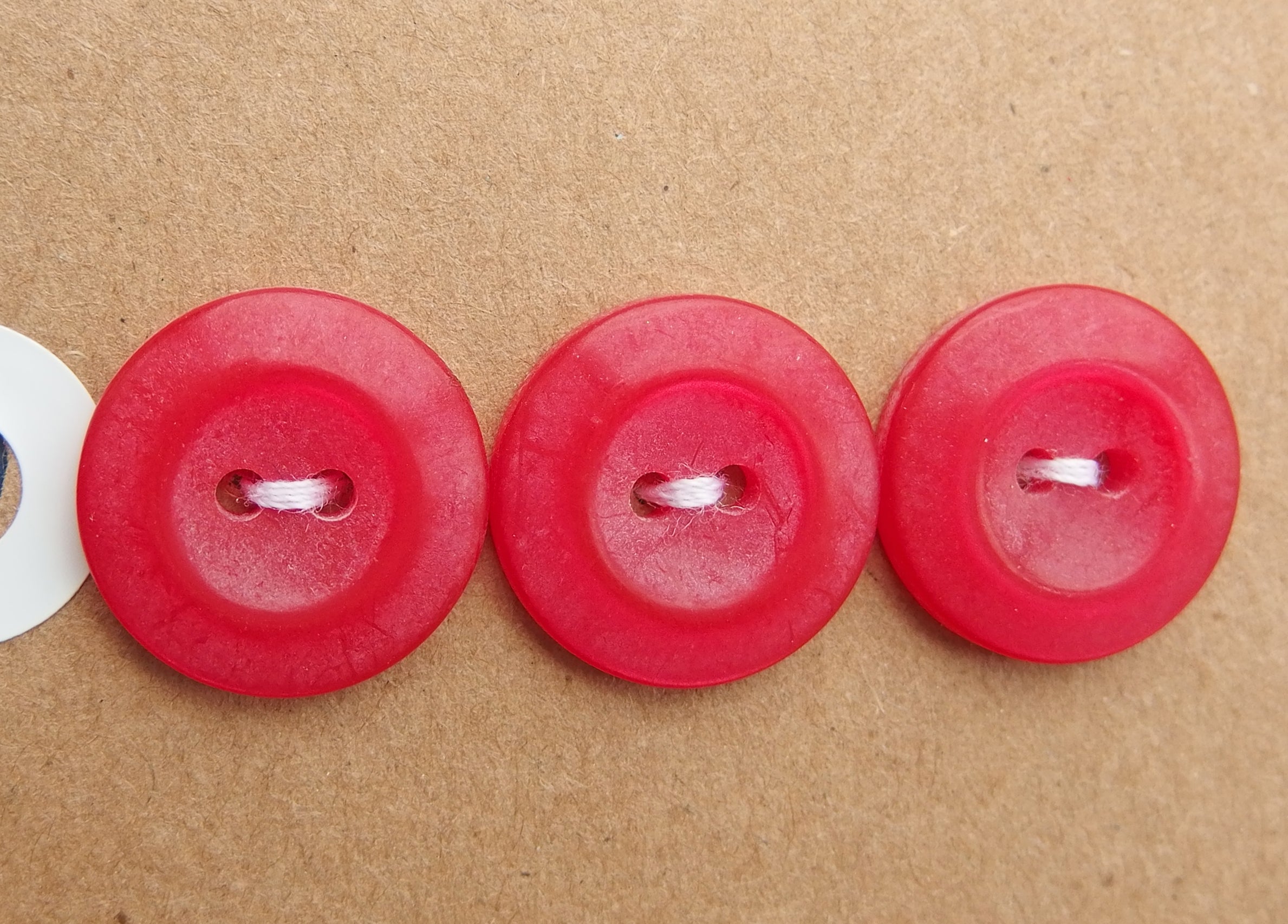 Vintage Buttons: red