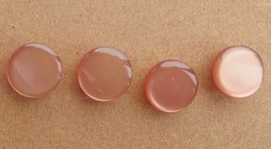 Vintage Buttons: peach