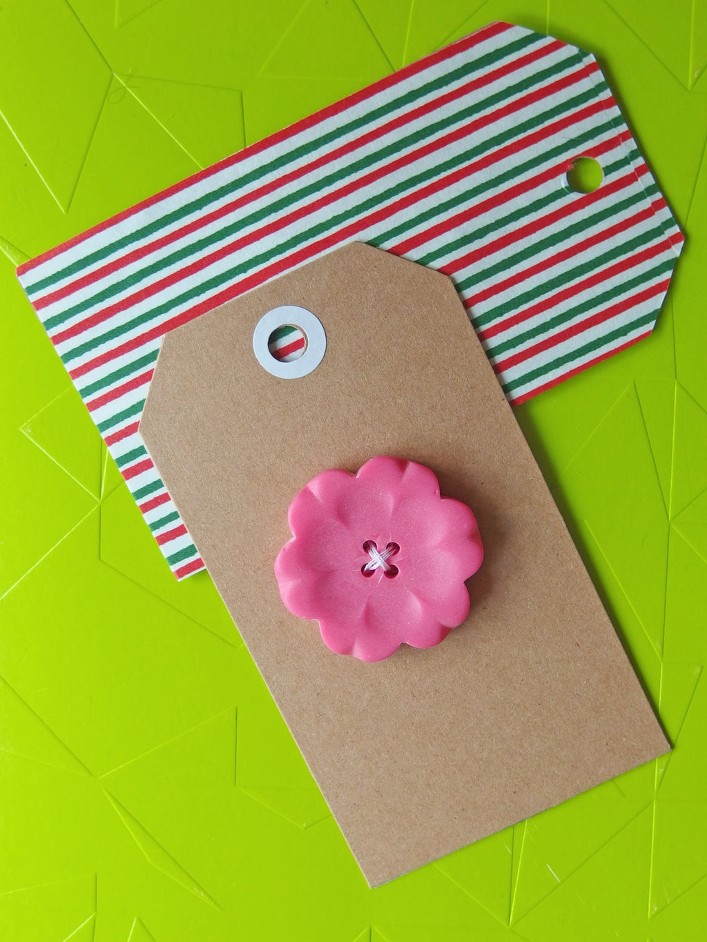 Vintage Button: Pink