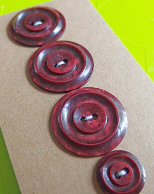 Vintage Buttons: Brown