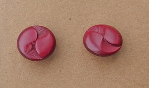 Vintage Buttons: Maroon