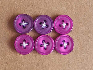 Vintage Buttons: Purple