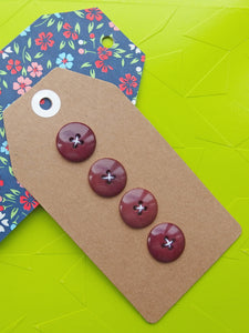 Vintage Buttons: Brown