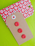 Vintage Buttons: Red