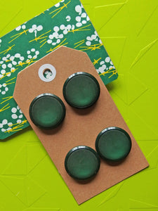 Vintage Buttons: Green