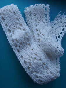 Vintage lace length - white