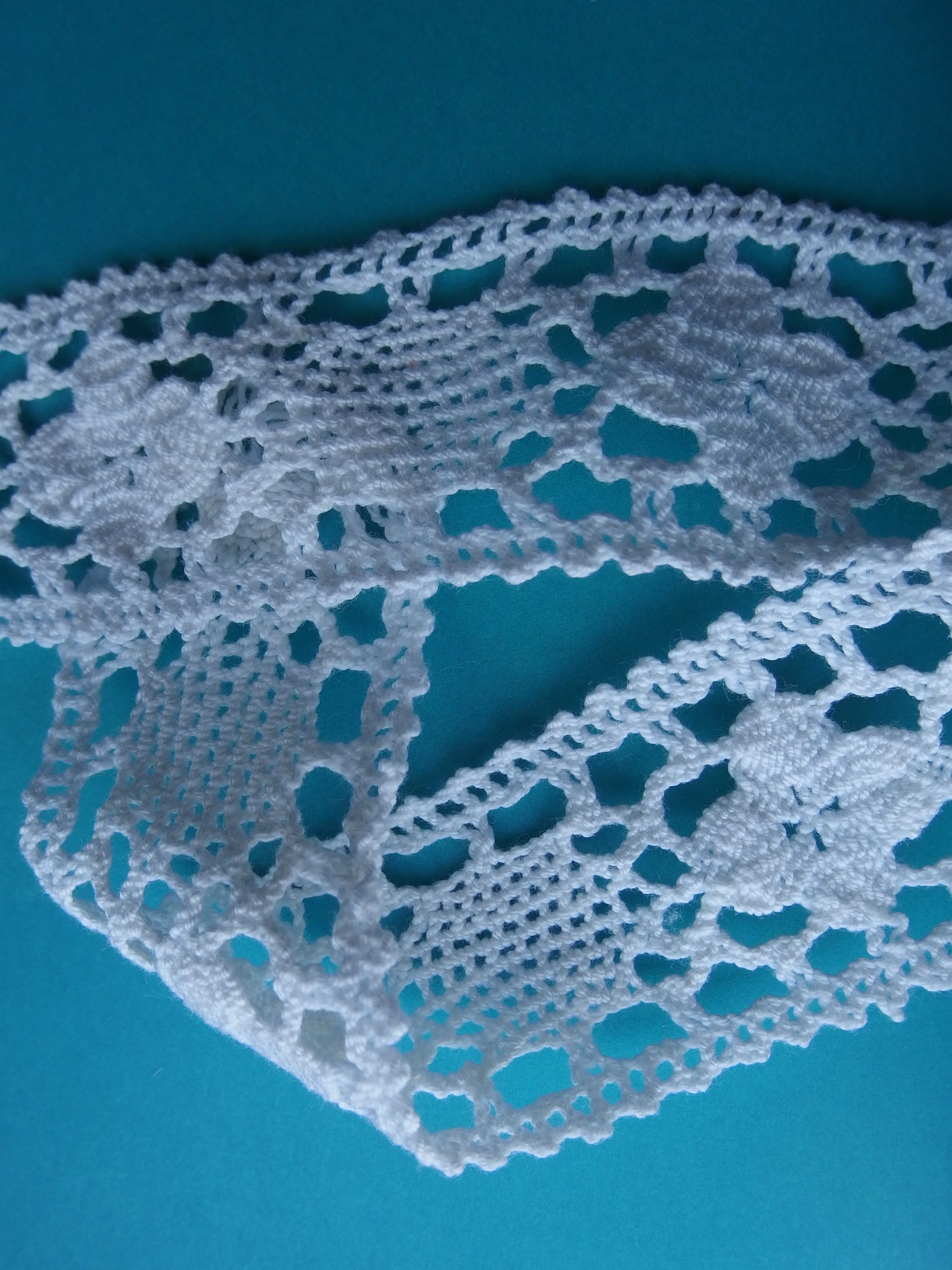 Vintage lace length - white